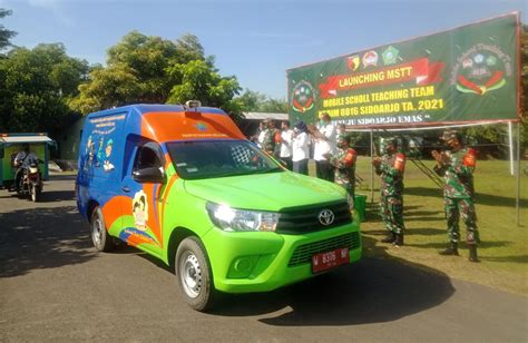 Karya Bhakti Kodim 0816 Sidoarjo Gandeng Dinas Perpustakaan Dan