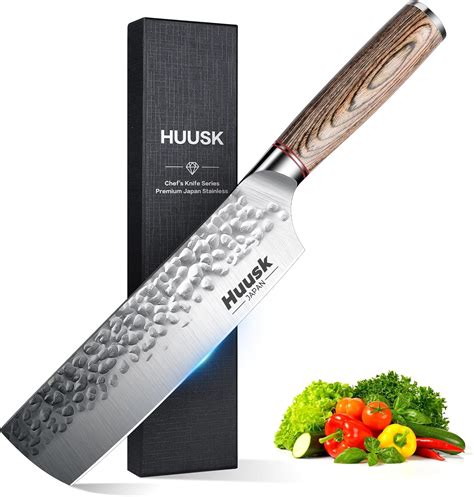 Amazon Huusk Japan Knife Nakiri Inch Professional High Carbon