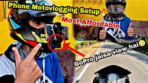 My Most Affordable Phone Motovlogging Setup Phonese Motovlog Kaise