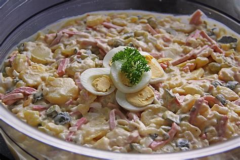 Kartoffelsalat Nach Mutters Art Mit Fleischsalat Rezept Mit Bild