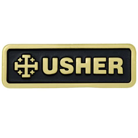 Usher Badge #1206 - McKay Church Goods