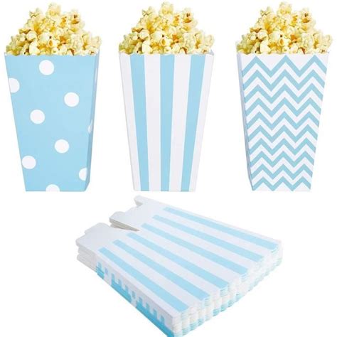 Pcs Popcorn Bo Tes Boite Pop Corn Bonbons Conteneur Sacs De Pop Corn