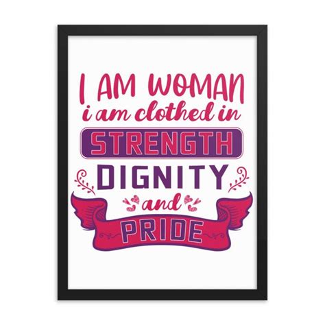 Dignity Framed Poster Detour Empowers