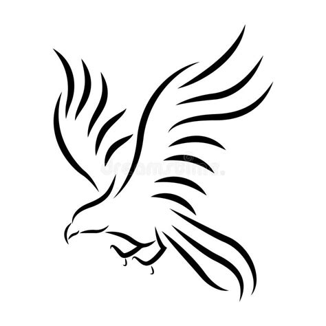 Eagle Line Art 1 Stock Illustration Illustration Of Creative 342267116
