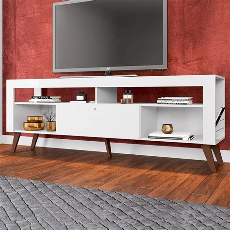 Kit Rack Painel Bancada E Painel Tv 70 Italia Branco Art In