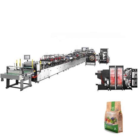 Box Pouch Making Machine Square Bottom Bag Making Machine And Flat