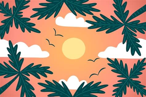 Sunset Pattern Vectors And Illustrations For Free Download