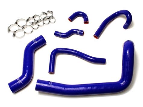 Hps Blue Reinforced Silicone Radiator And Heater Hose Kit Coolant Mazda