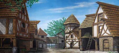 Backdrop ME 026 Medieval Village 1