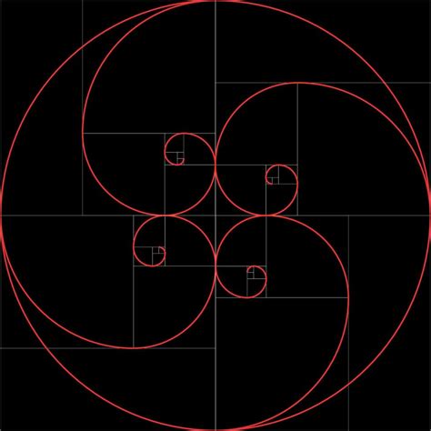 Fibonacci Spiral Golden Ratio 11159247 Vector Art At Vecteezy