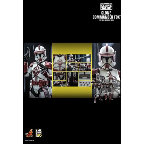 พรออเดอร HOT TOYS TMS STAR WARS THE CLONE WARS CLONE COMMANDER FOX TH SCALE COLLECTIBLE