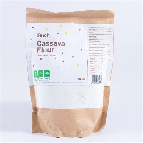 Finch Cassava Flour 500g Glomarklk