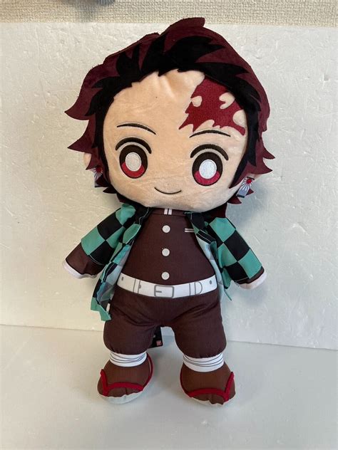 Demon Slayer Tanjiro Kamado Plush Doll Height 177inch Sunrise Kimetsu