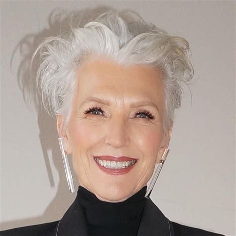 Image Result For Maye Musk Short Grey Hair Grey Hair Inspiration