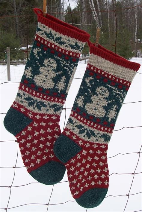 Knitting Pattern Christmas Stocking With Name Mikes Nature