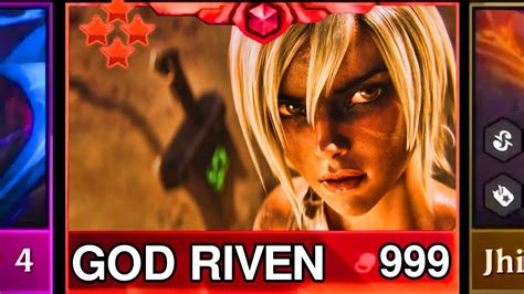 God Mode Riven 3 Star Free Lp Monster ⭐⭐⭐ Tft Set 10 Youtube