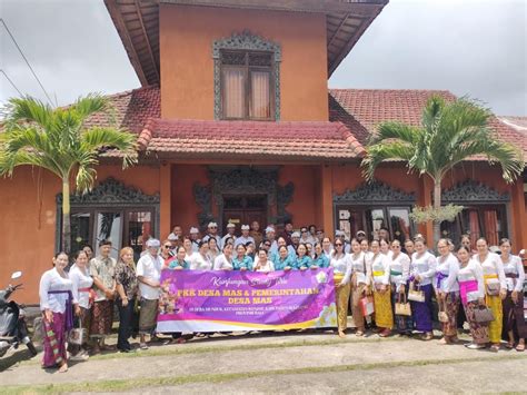 Kunjungan Study Tiru Pkk Desa Mas Dan Perangkat Desa Mas Kecamatan Ubud