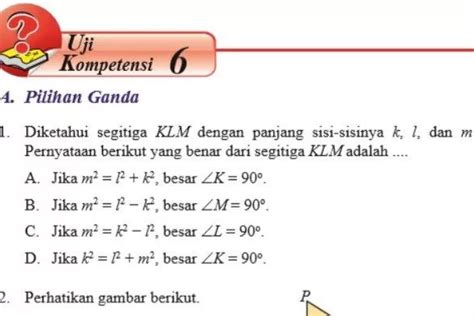 Kunci Jawaban Matematika Kelas 8 Halaman 45 Semester 2 Uji Kompetensi