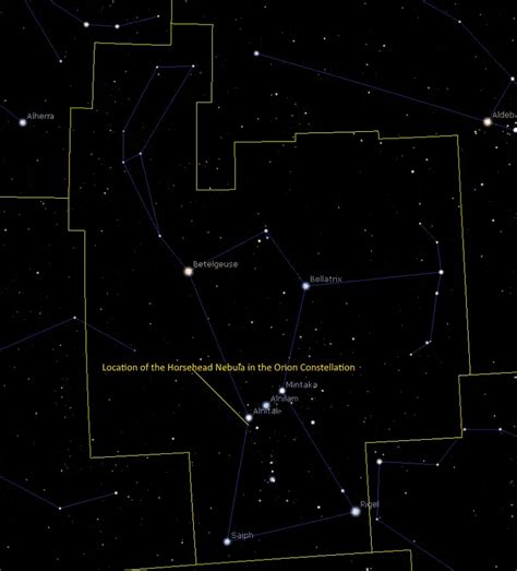 Horsehead Nebula Facts Size Picture And Map Universe Guide