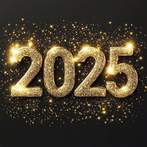 gold number      black background premium ai generated