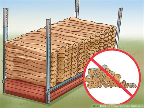 3 Ways To Store Firewood Outdoors Wikihow