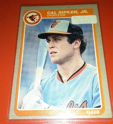 1985 Fleer 187 Cal Ripken Jr 名人堂 露天市集 全台最大的網路購物市集