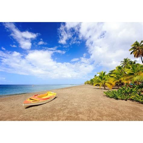 Tableau Sur Toile Plage Anse Macabou Martinique X Cm Plage