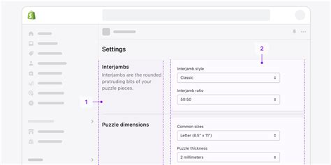 App Settings Layout — Shopify Polaris