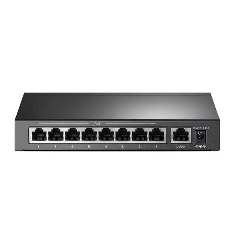 TL SF1009P 9 Port 10 100Mbps Desktop PoE Switch With 8 Port PoE TP