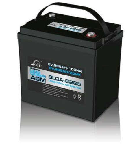 Leoch Superior Lead Carbon Agm V Ah Battery Slca