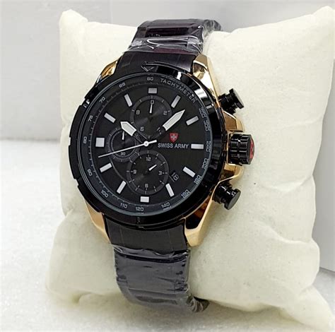 Jam Tangan Pria Swiss Army Chrono Aktif Tahan Air Lazada Indonesia