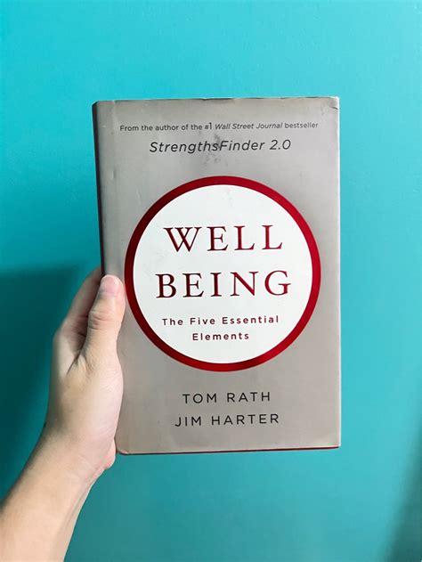 Well Being The Five Essential Elements By Tom Rath And Jim Harter Hardbound Hobbies And Toys