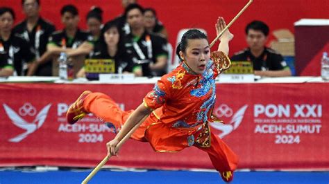 Hasil Wushu PON 2024 Jawa Timur Sumatera Utara Dan Jawa Tengah