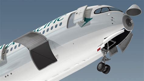 Airbus A350 900 Cathay Pacific 3d Model Turbosquid 1967096