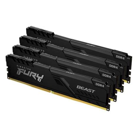 Mem Ria Ram Kingston Gb Fury Beast Black X Gb Mhz Ddr Cl