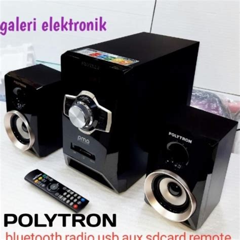 Jual Speaker Aktif Polytron Pma 9311 Bluetooth Radio Usb Sdd Aux Radio