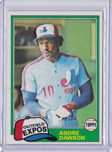 1981 Topps 125 Andre Dawson EXPOS NRMT HOF EBay