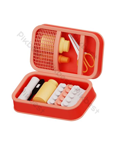 First Aid Kit 3d Png Images Psd Free Download Pikbest