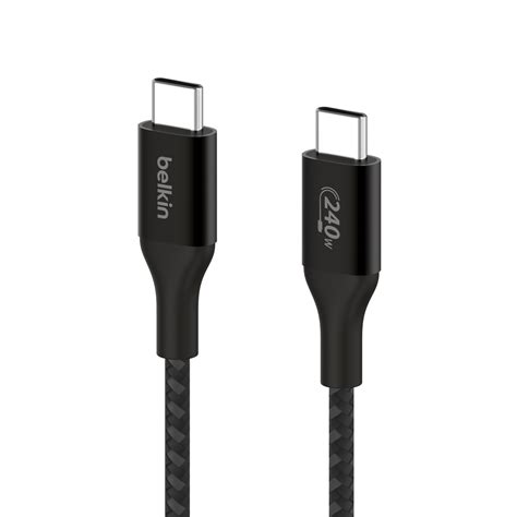 Boostcharge Braided Usb C To Usb C Power Supply Cable 240w Belkin Sg Belkin Sg