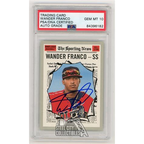 Wander Franco 2019 Topps Heritage Minor League Autographed Card 190