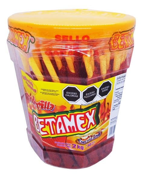 Banderilla De Tamarindo Betamex Vitrolero 2kg 50pz Michelada MercadoLibre