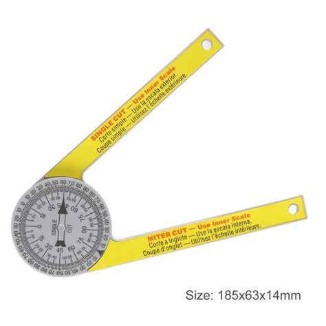 Miter Saw Calibration Protractor Angle Level Meter Measuring Tool