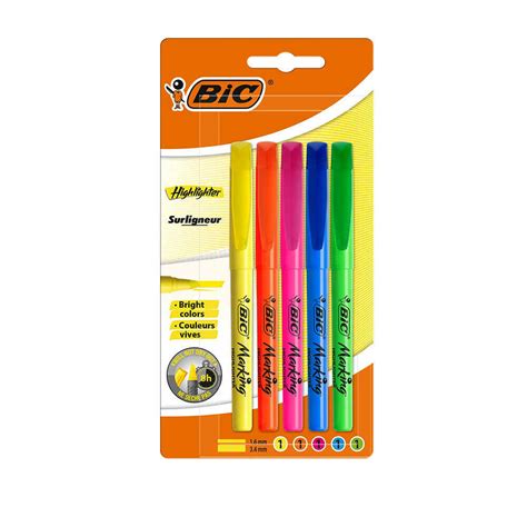 Bic Marking Fosforlu Kalem Highlighter Kar K Renk Li K Rtasiye