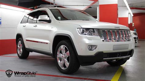 Jeep Cherokee White Pearl Wrap Wrapstyle