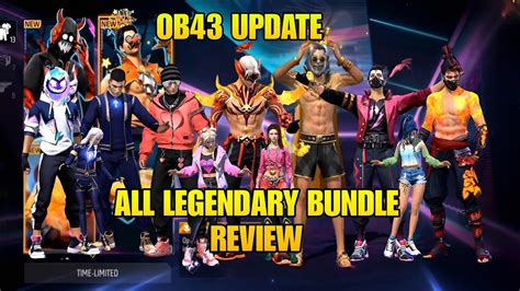 Ob Update All Bundles In Free Fire Upcoming Bundle In Free