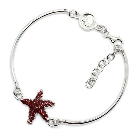 Bracciale Cerchi Stella Marina Rodio