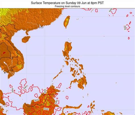 Palau Surface Temperature on Friday 10 Nov at 2pm PST