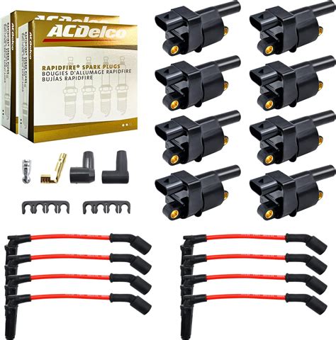 Amazon Mas Set Of Ignition Coils Pack Platinum Spark Plugs