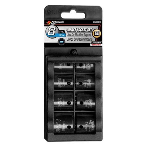 Performance Tool® M589db 3 8 Drive Metric 6 Point Standard Impact Socket Set