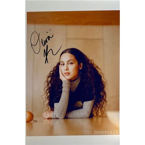 Autograph Signed Olivia Rodrigo Photo